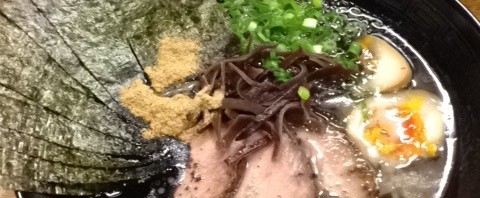 竹ノ塚の「うまか楼 本店」で得黒丸＋焼き海苔トッピング