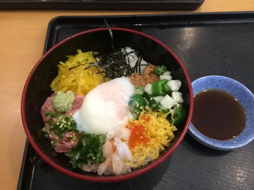 三鷹市北野の夢庵で 夢庵うまか丼