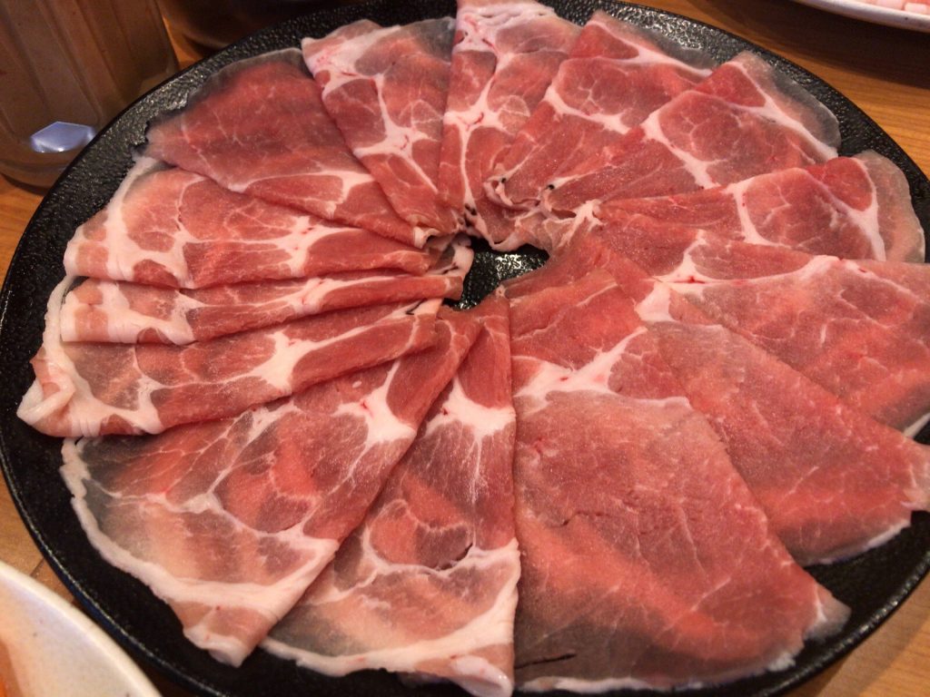 三鷹の「しゃぶ食べ」で「三元豚しゃぶしゃぶ」食べ放題