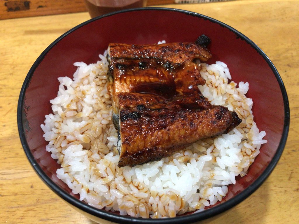 宇奈とと調布店で500円のうな丼