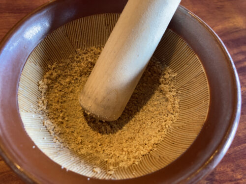 胡麻すり