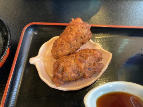 なまずのたたき揚げ