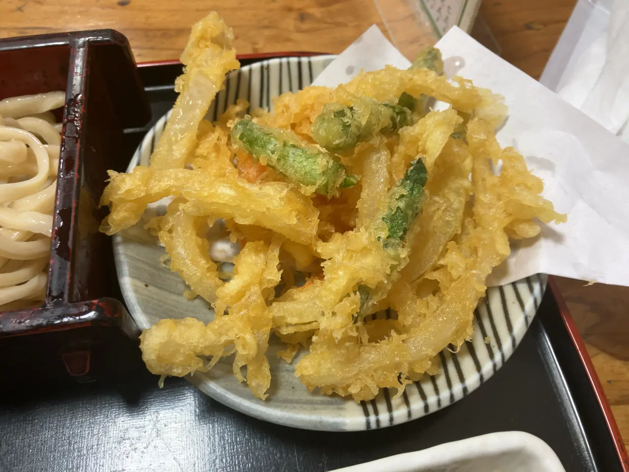 牧の家　かき揚げ